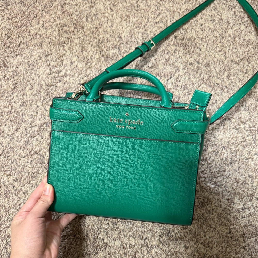 Kate Spade green crossbody bag